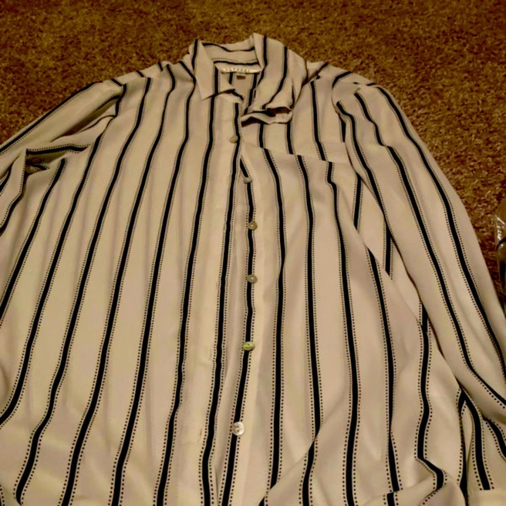 Spense button-down striped shirt - S